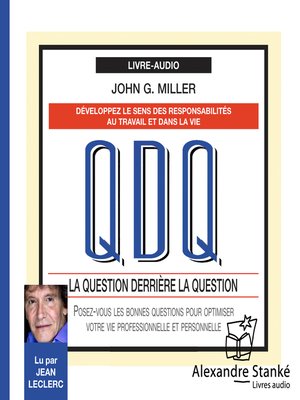 cover image of QDQ--La question derrière la question
